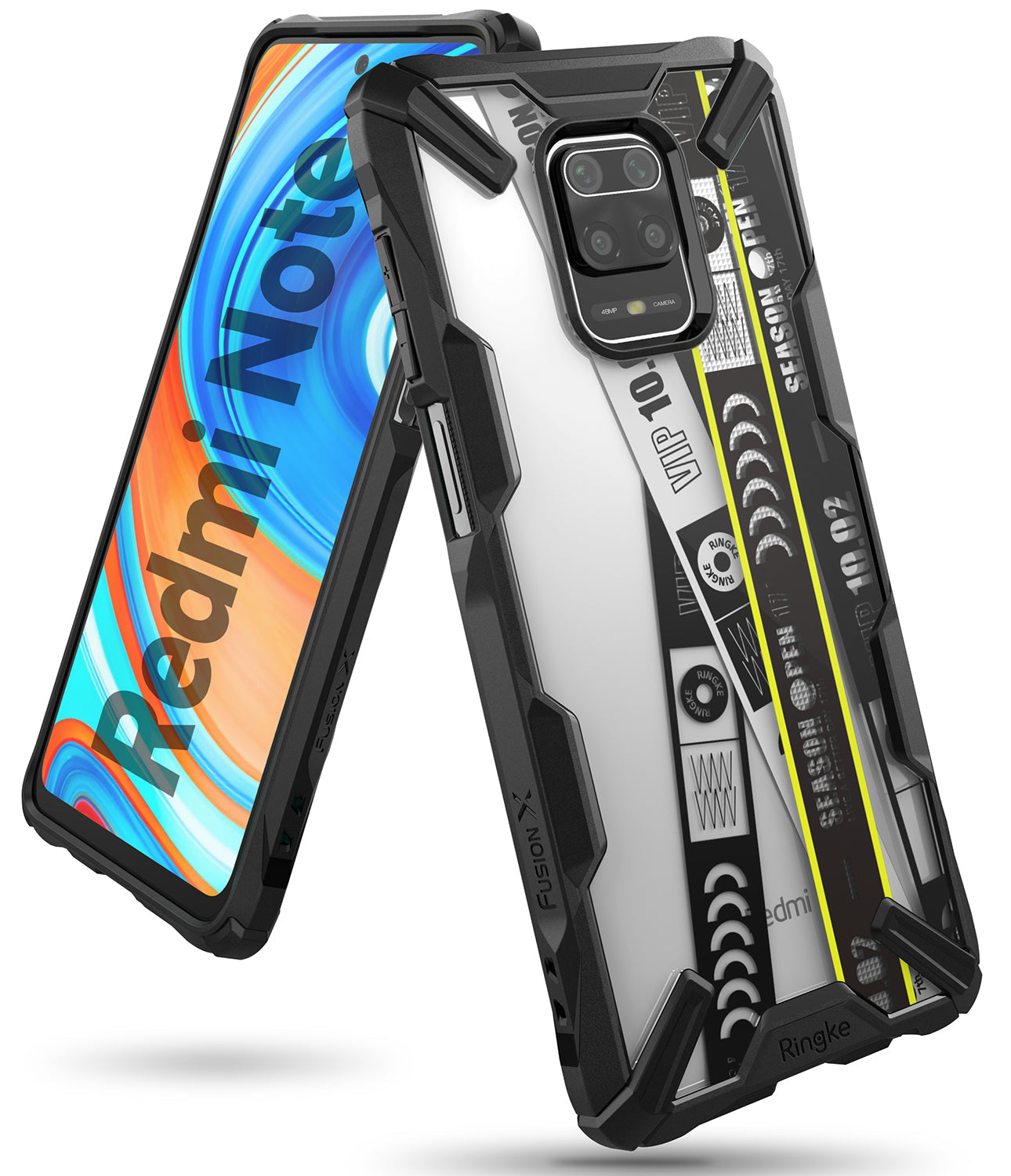 xiaomi redmi note 9 pro max / 9 pro / 9s case - ringke fusion-x design 01. ticket band