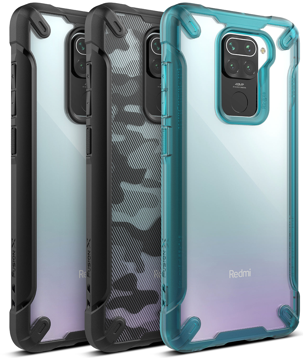 xiaomi redmi note 9 case - ringke fusion-x