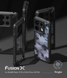 Redmi Note 13 Pro / Poco X6 Case | Fusion-X Black - By Ringke