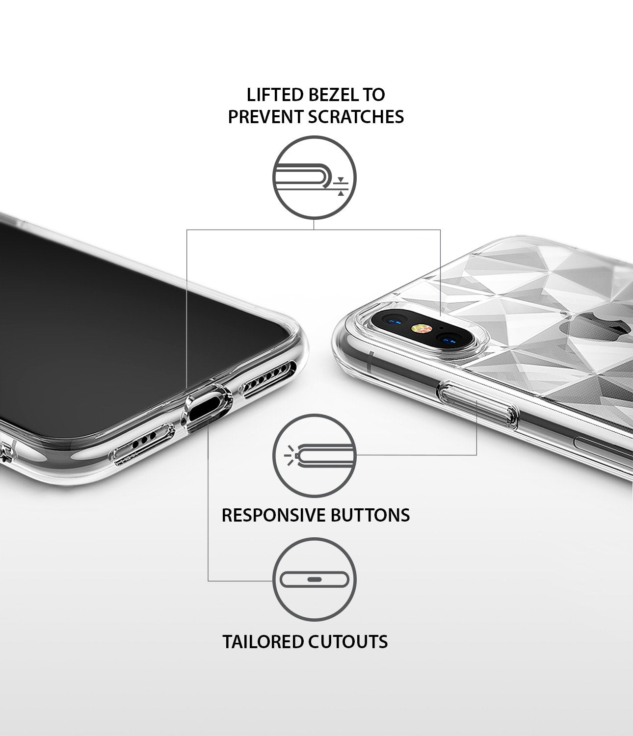 ringke air prism for iphone xs case cover detail image