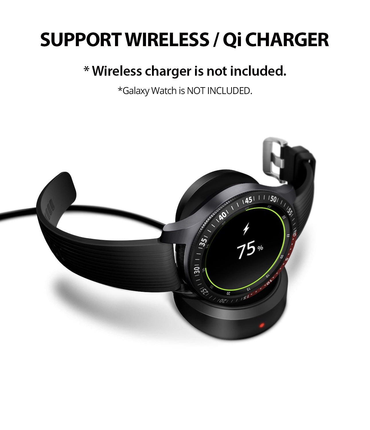 ringke bezel styling compatible with wireless, qi charging without removing the cover