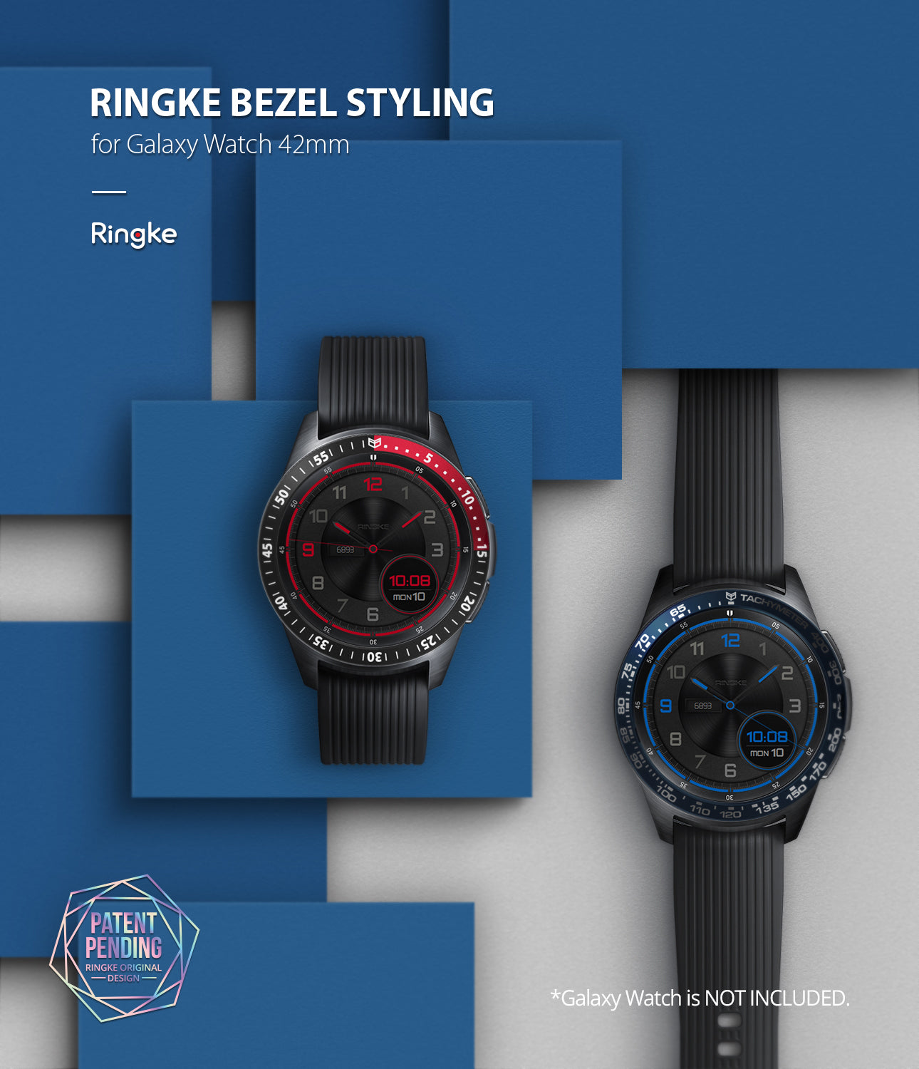 full frame scratch proof bezel cover for galaxy watch 42mm