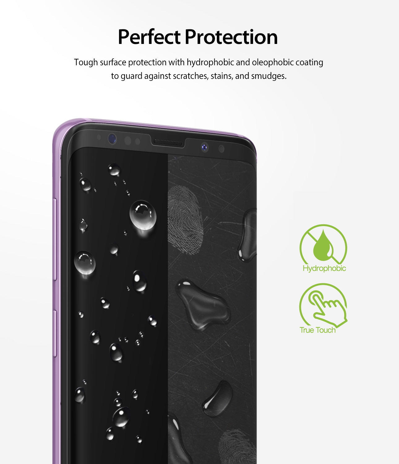 galaxy s9 dual easy full cover screen protector 2 pack