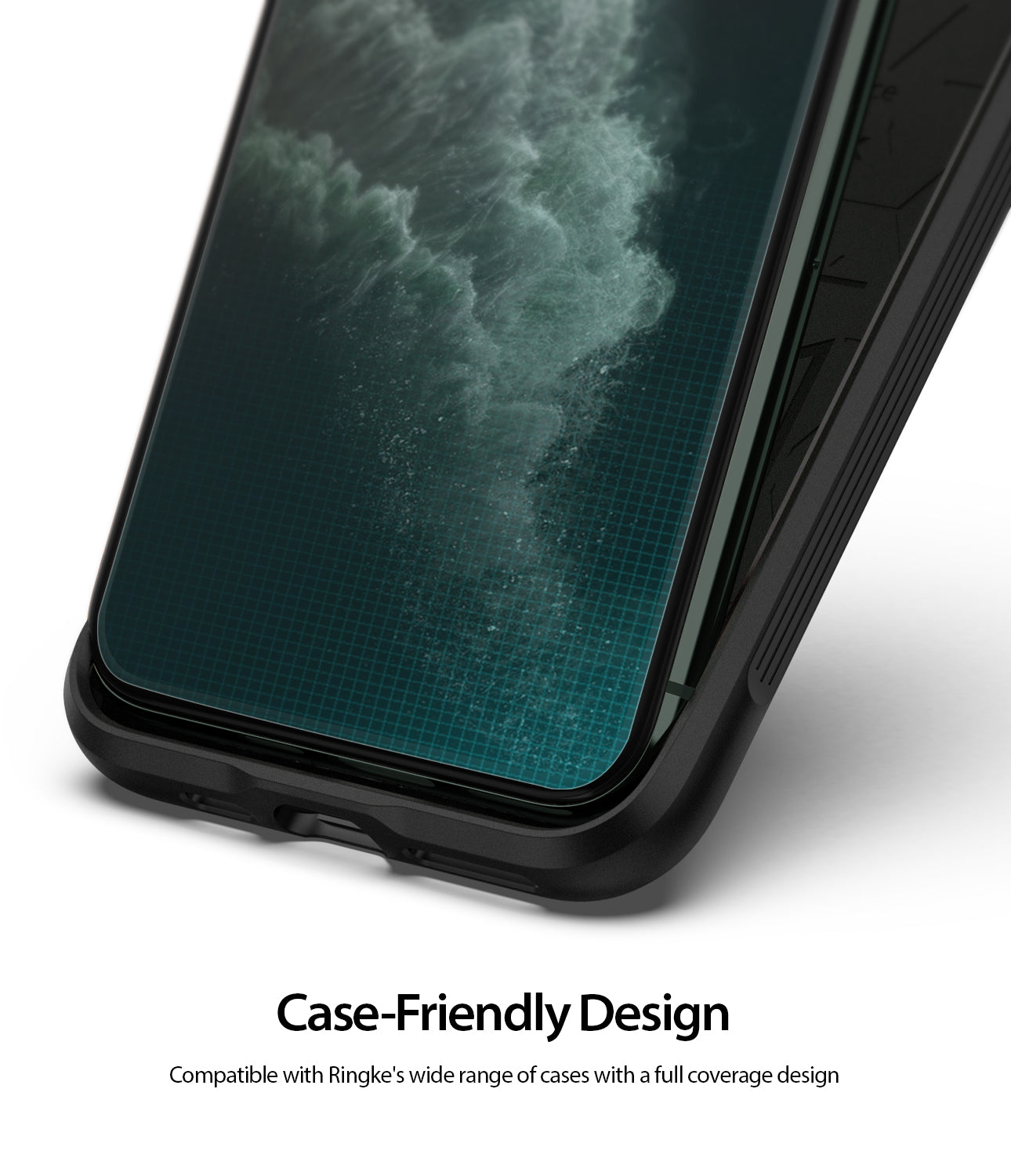 iPhone 11 Pro Max Screen Protector Dual Easy Film Case Friendly Design