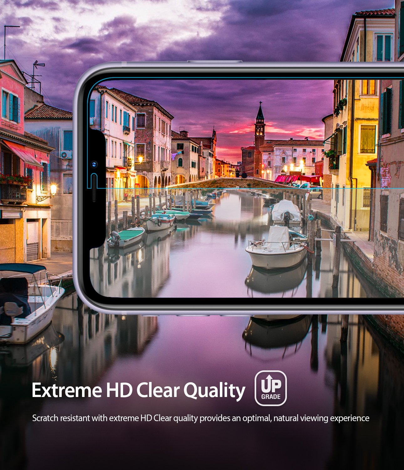 Ringke Dual Easy Film Screen Protector for iPhone 11 Extreme HD Clear Quality