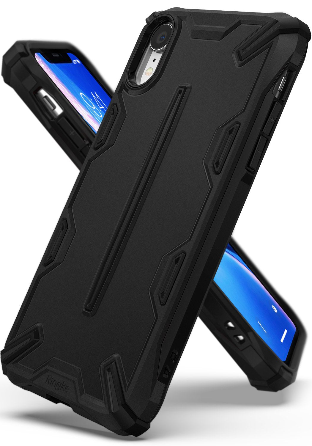 ringke dual-x for iphone xr case cover main sf black