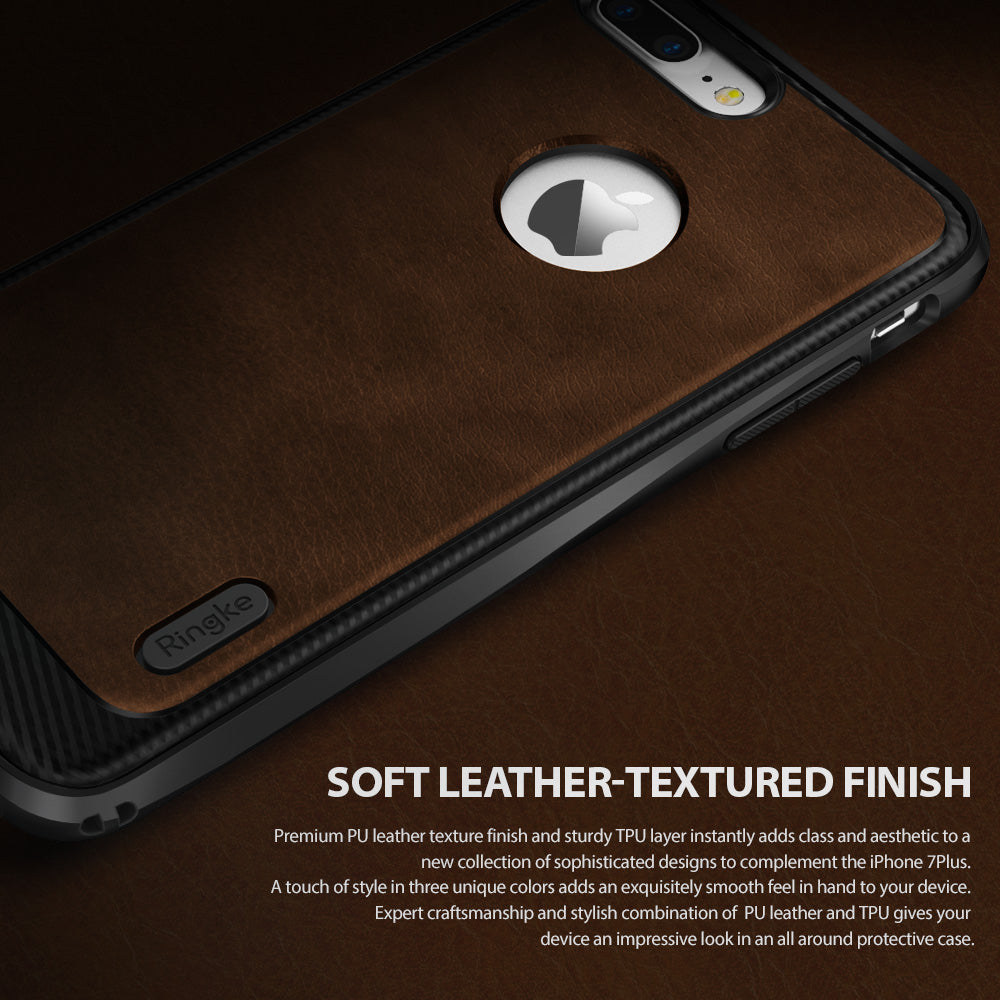 ringke flex s faux leather back case cover for iphone 7 plus 8 plus main back design