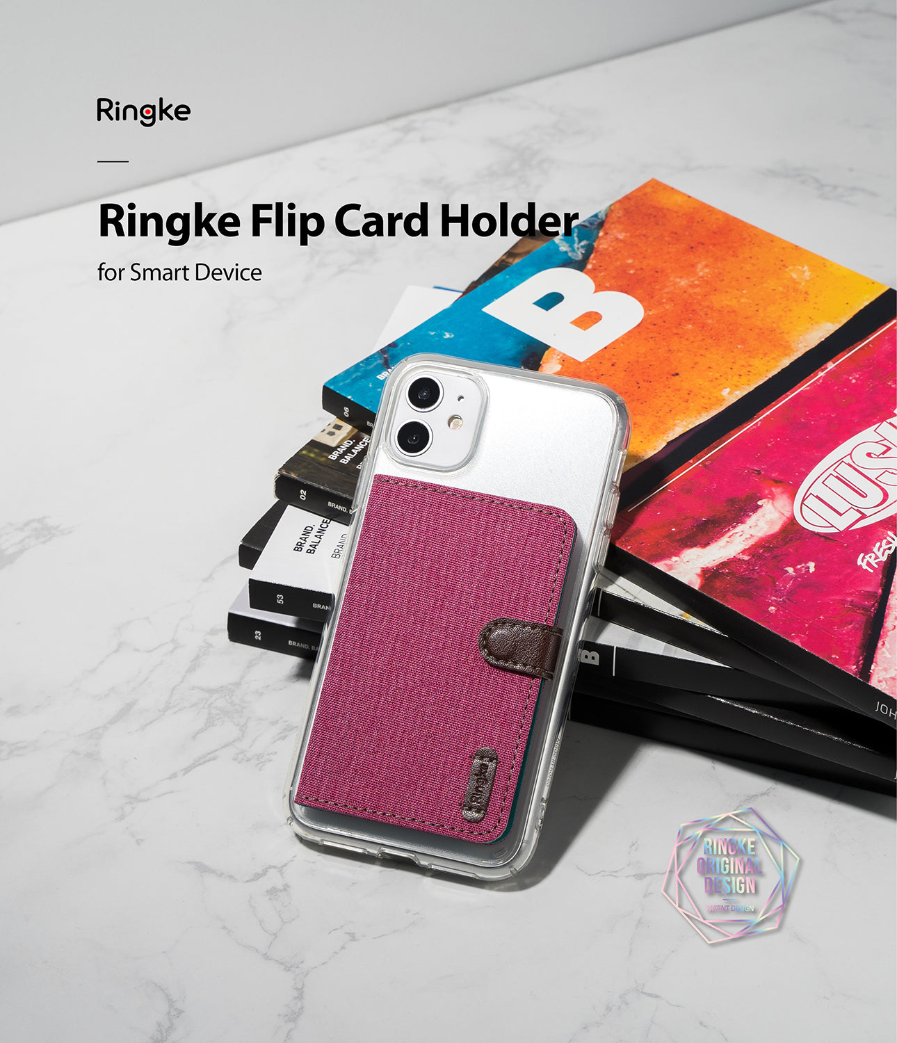 ringke flip card holder