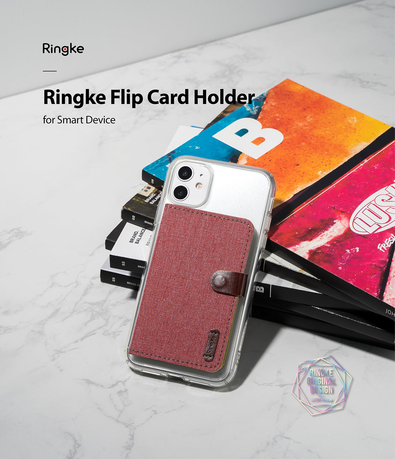ringke flip card holder