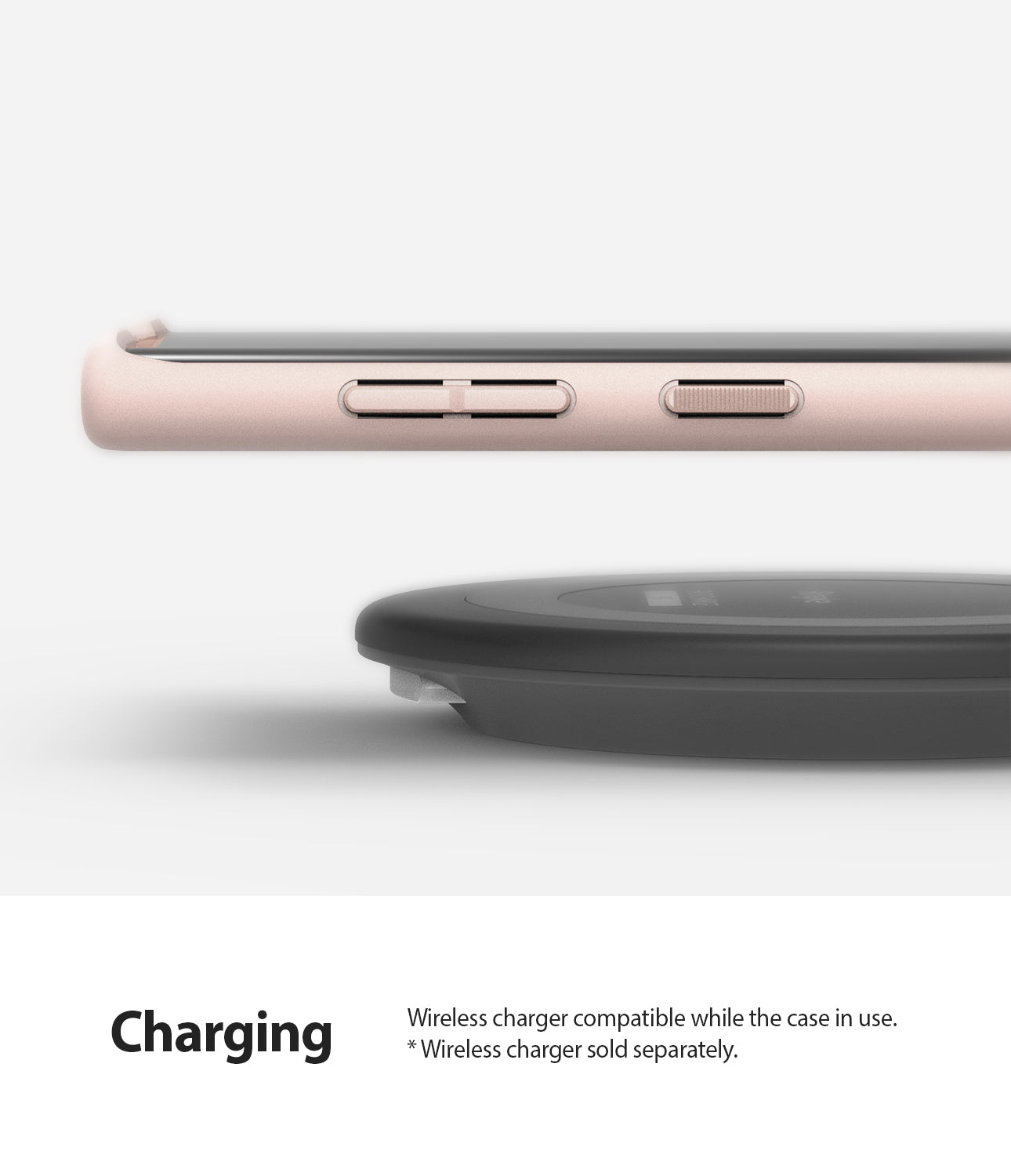 wireless charging / powershare compatible without removing the case