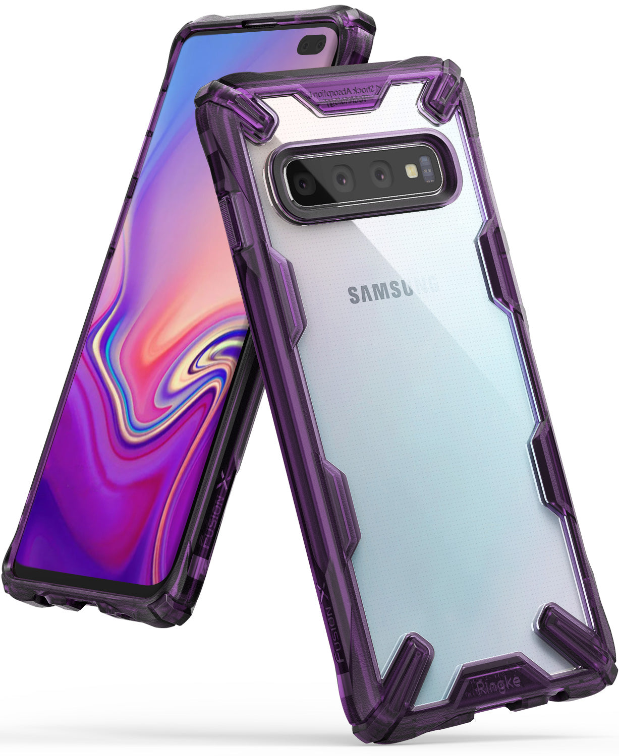 ringke fusion-x case for samsung galaxy s10 plus royal purple
