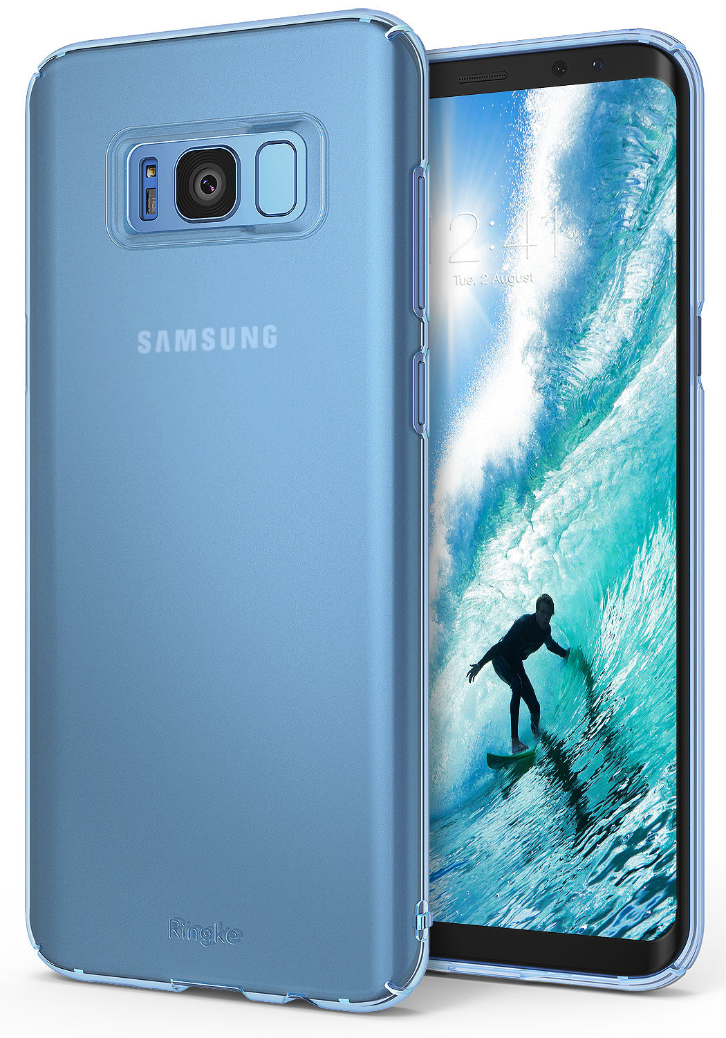 ringke slim premium hard pc protective back cover case for galaxy s8 plus