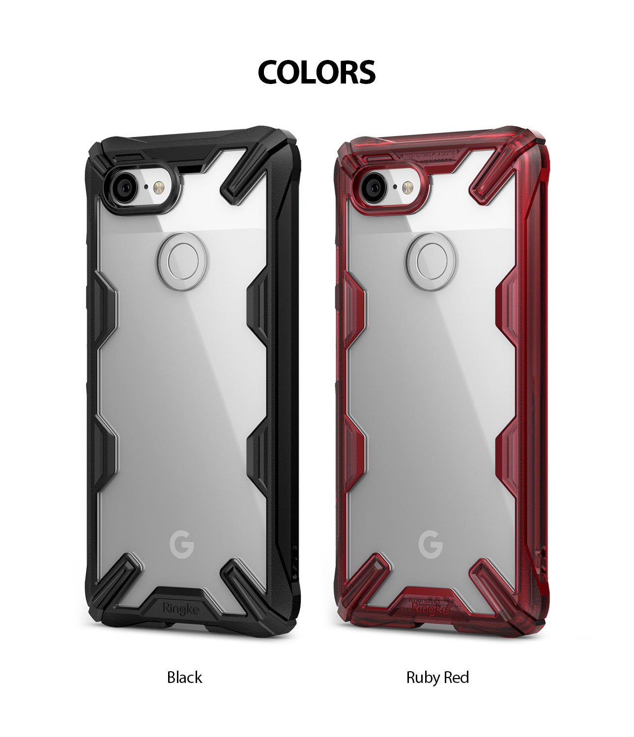 ringke fusion-x rugged heavy duty clear back case cover for google pixel 3 xl main wireless colors