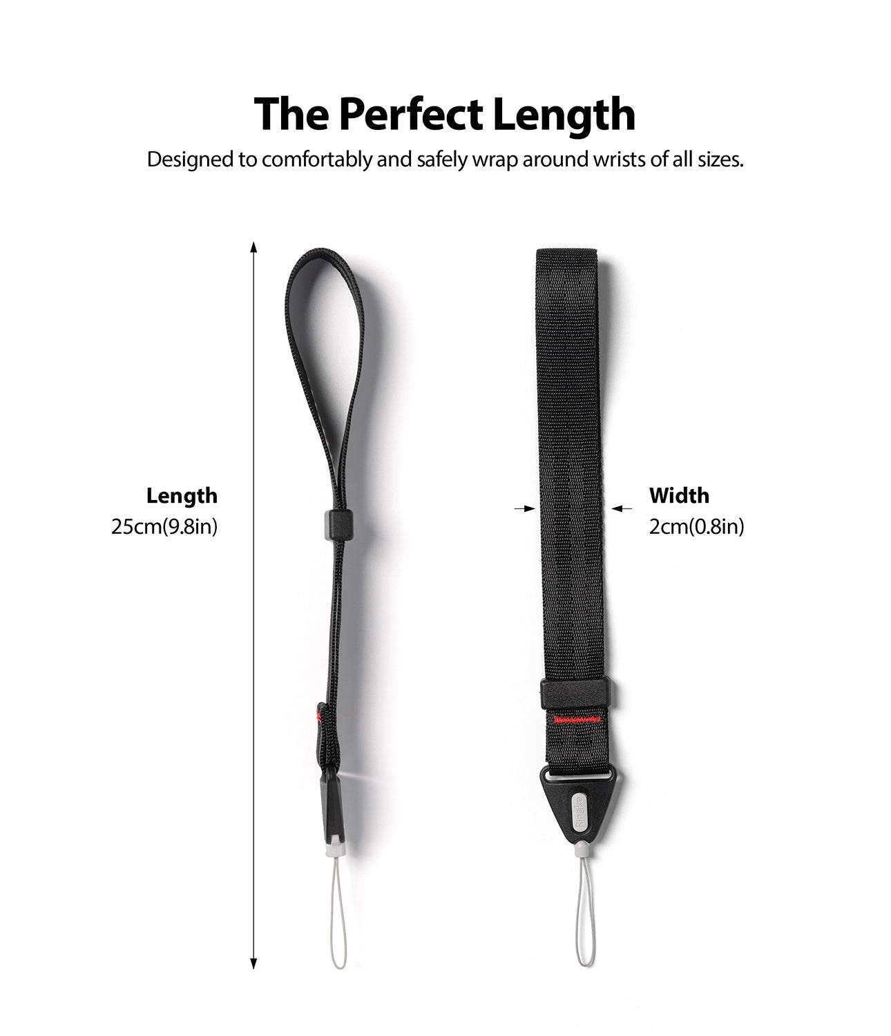 Hand Strap - Black | Neon Orange - Ringke Official Store