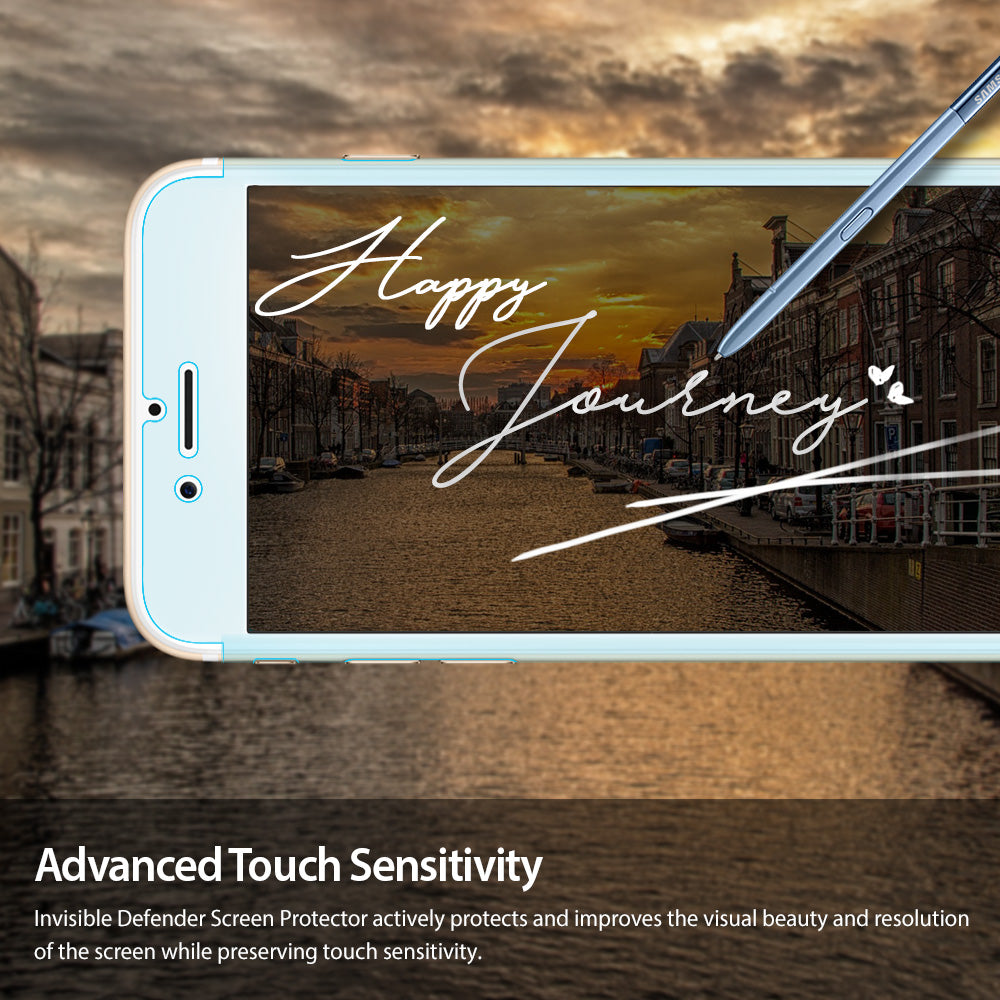 iPhone 7 Plus Screen Protector | Invisible Defender - Advanced Touch Sensitivity