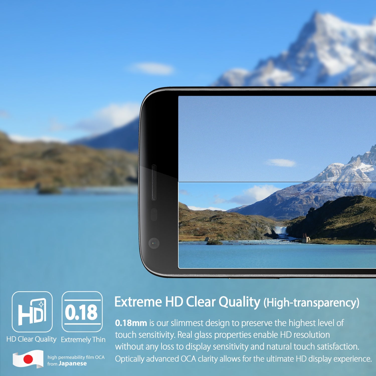 extreme hd clear quality with high transparency