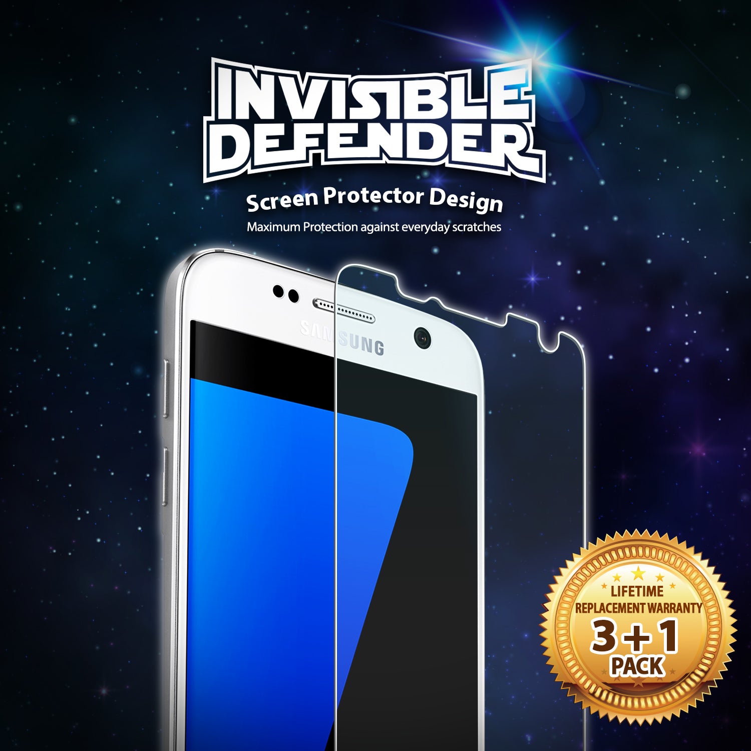 Galaxy S7 Screen Protector | Film (4P) - By Ringke