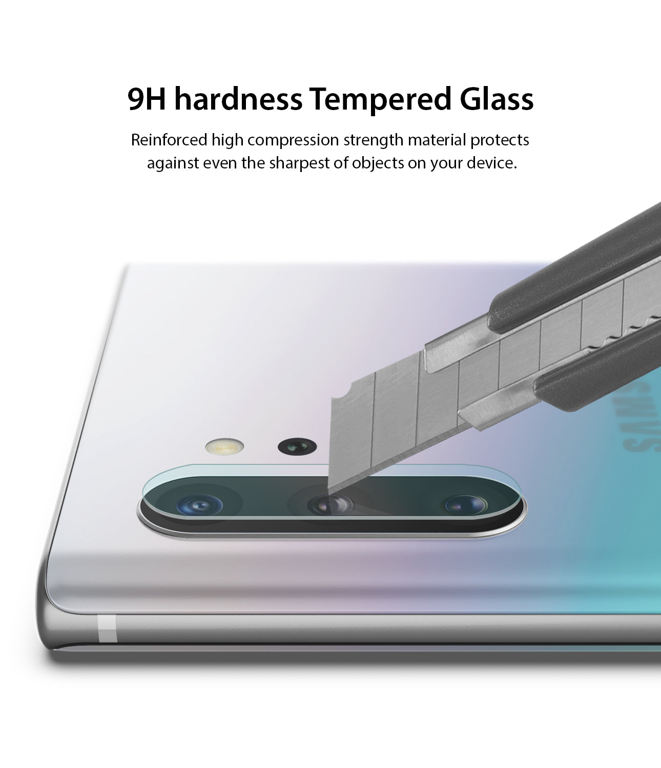 9h hardness tempered glass