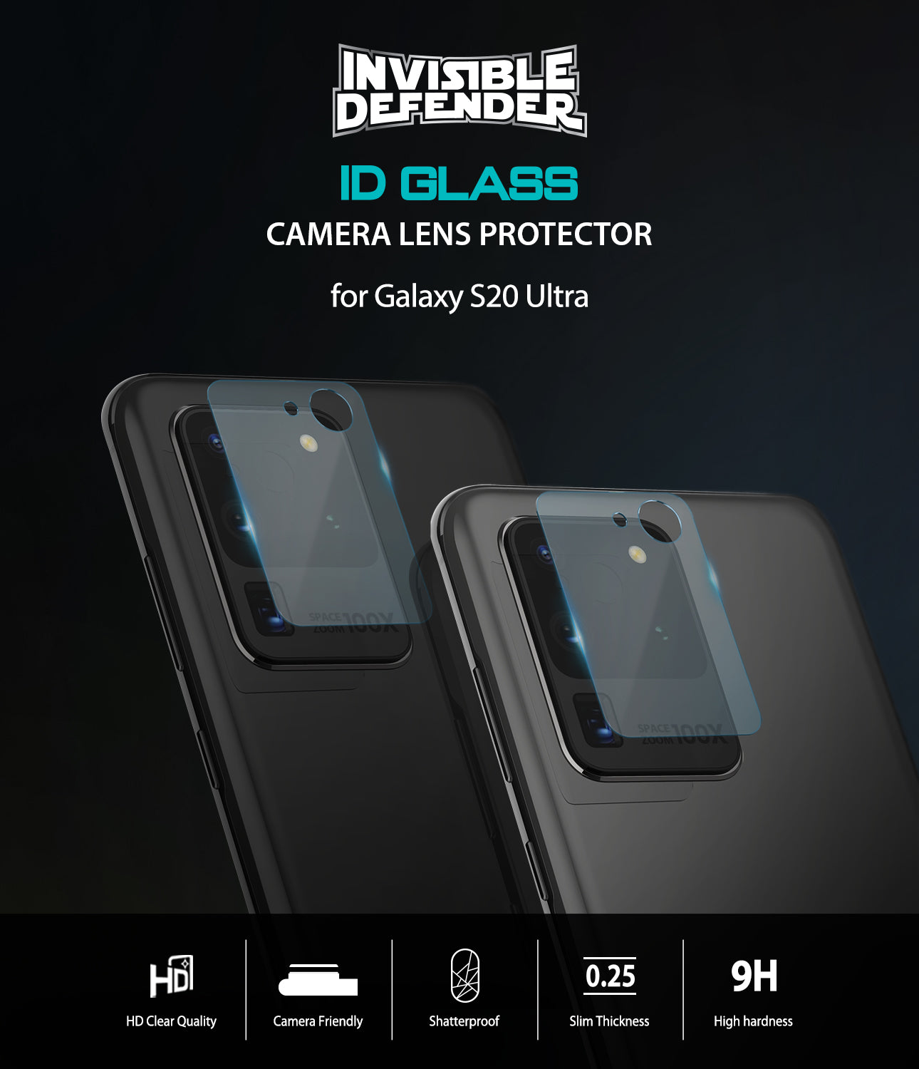 samsung galaxy s20 ultra camera lens protector ringke invisible defender tempered glass