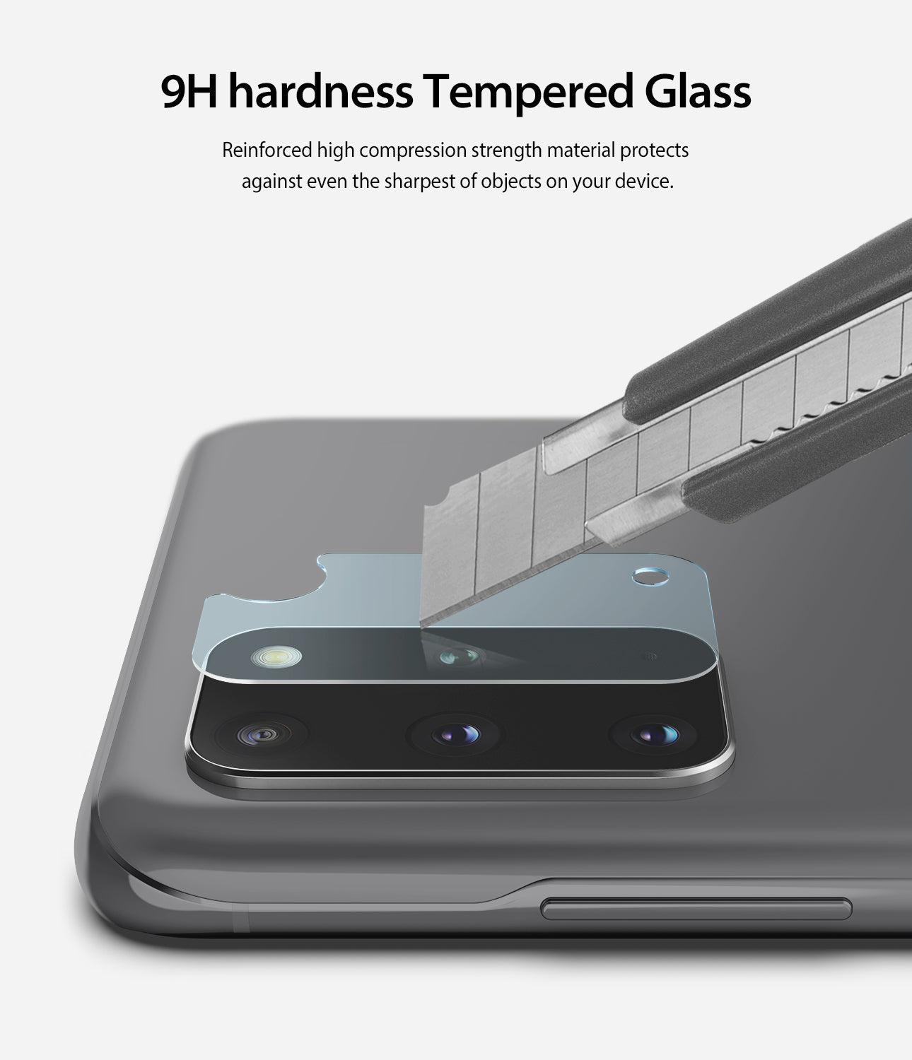 9h hardness tempered glass