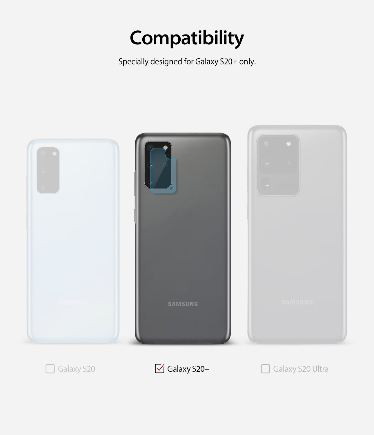 only compatible with galaxy s20 plus