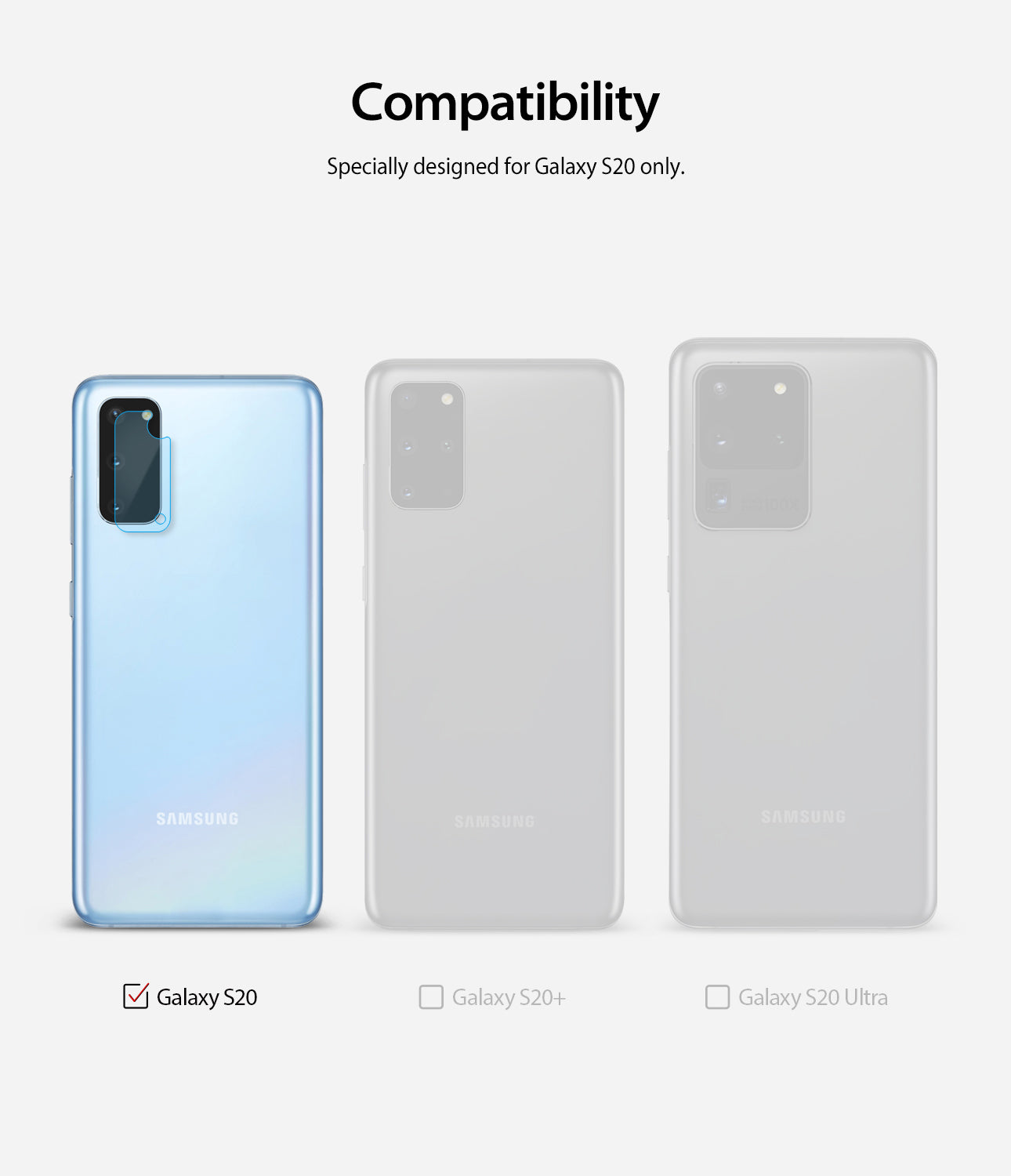 compatible only with samsung galaxy s20