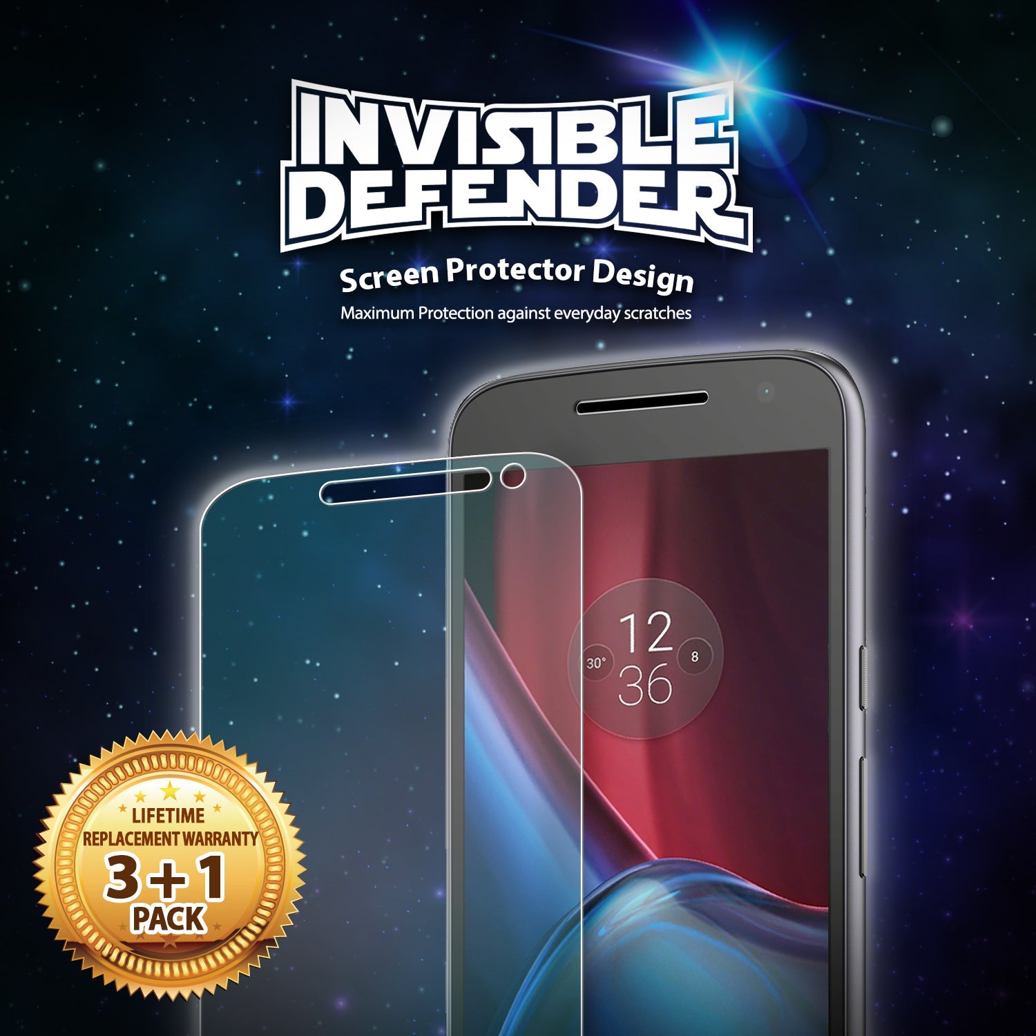 ringke invisible defender film screen protector for moto g4 plus
