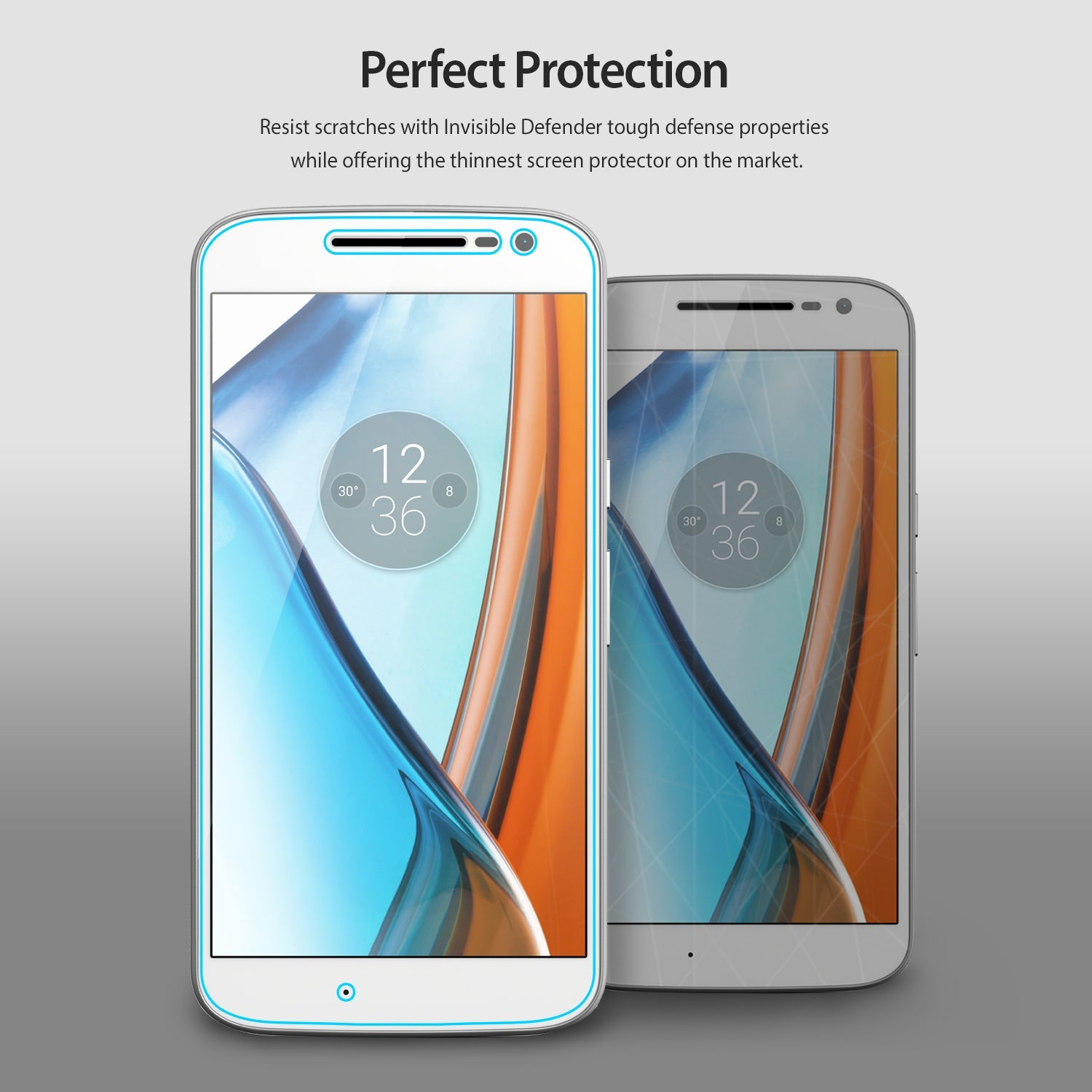 ringke invisible defender film screen protector for moto g4