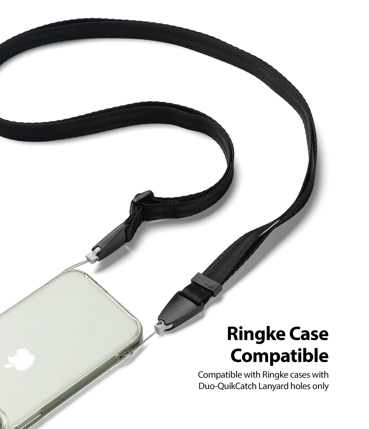 Shoulder Strap - Black | Neon Orange - Ringke Official Store