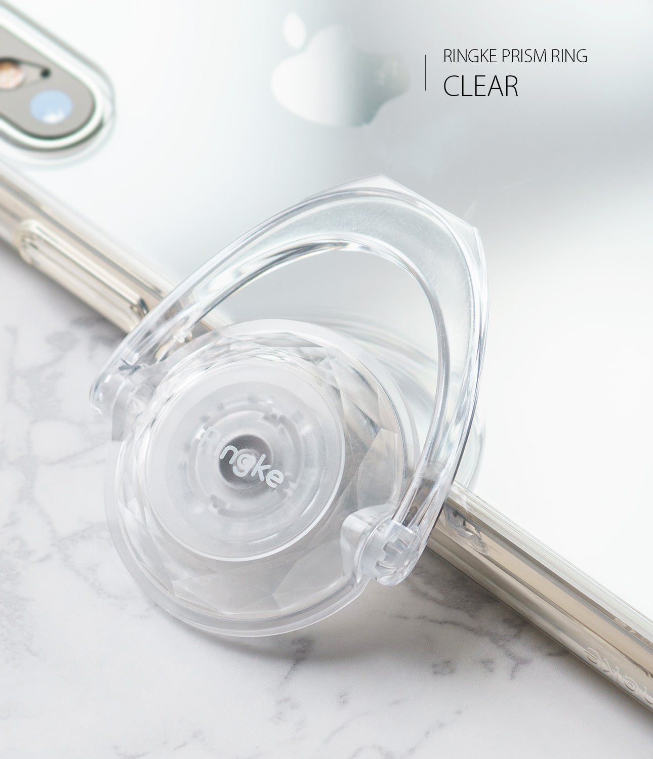 Ringke Prism Ring (Multi-Angle) (1 Pack) Finger Ring Stand Attachable Full 360筌?Rotation Grip