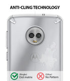 ringke fusion clear transparent hard pc back case cover for moto g6 main anti-cling technology