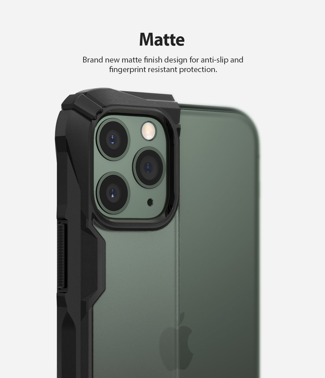 Ringke Fusion-X Matte Designed Case for iPhone 11 Pro Matte Dark Green
