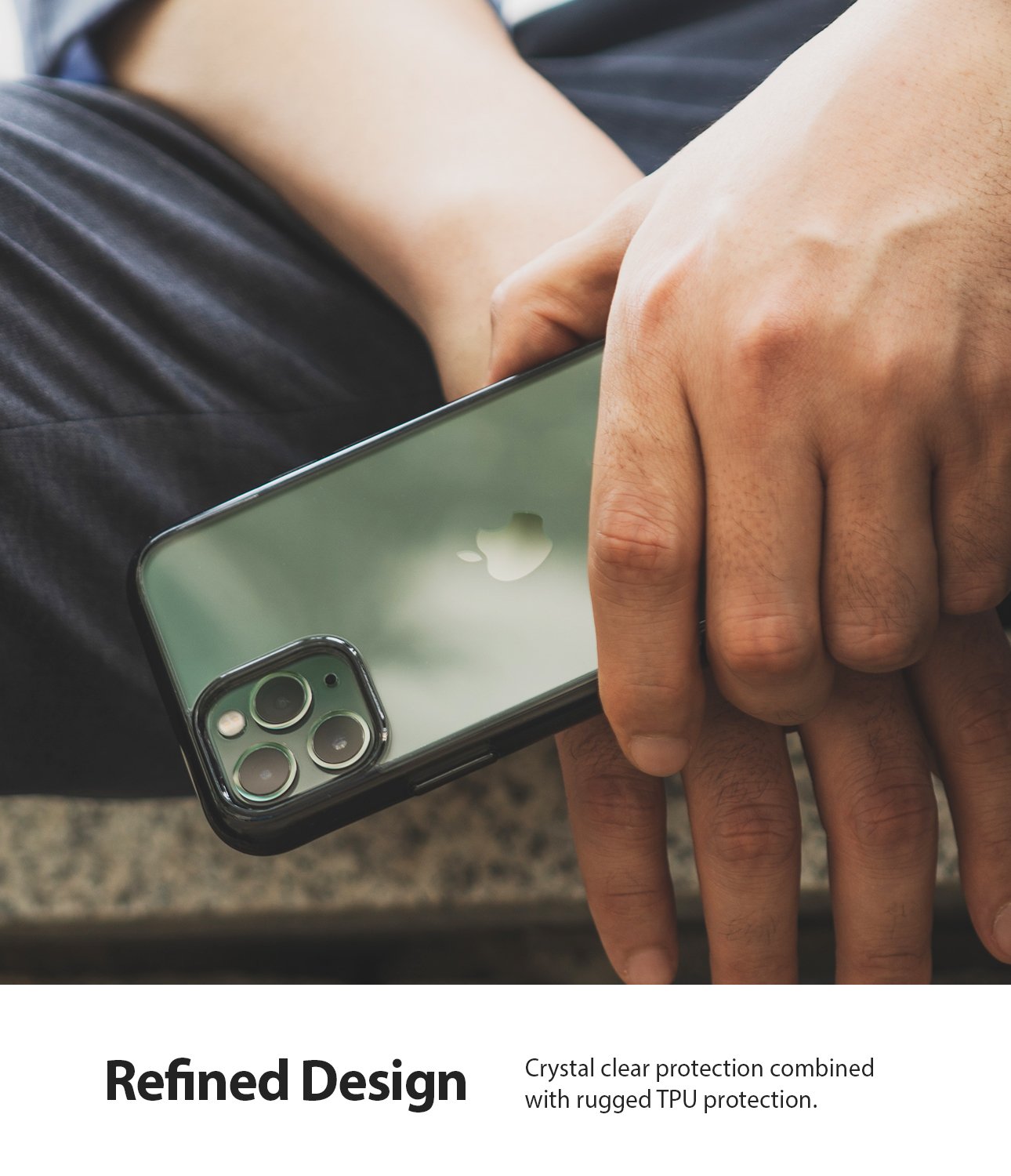 Ringke Fusion Designed for iPhone 11 Pro Max Case smoke black