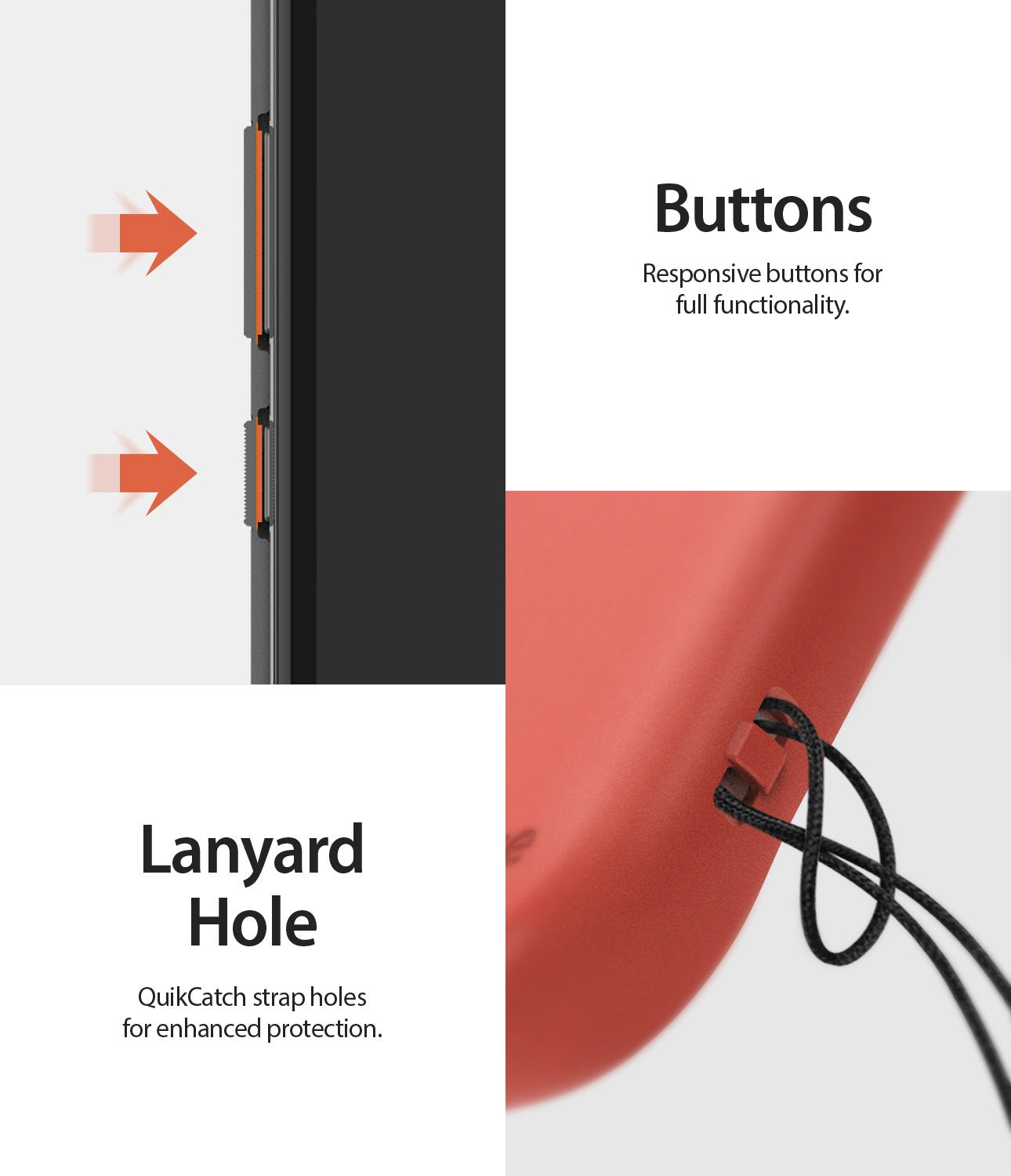 ringke air-s for iphone xr case cover lanyard hole