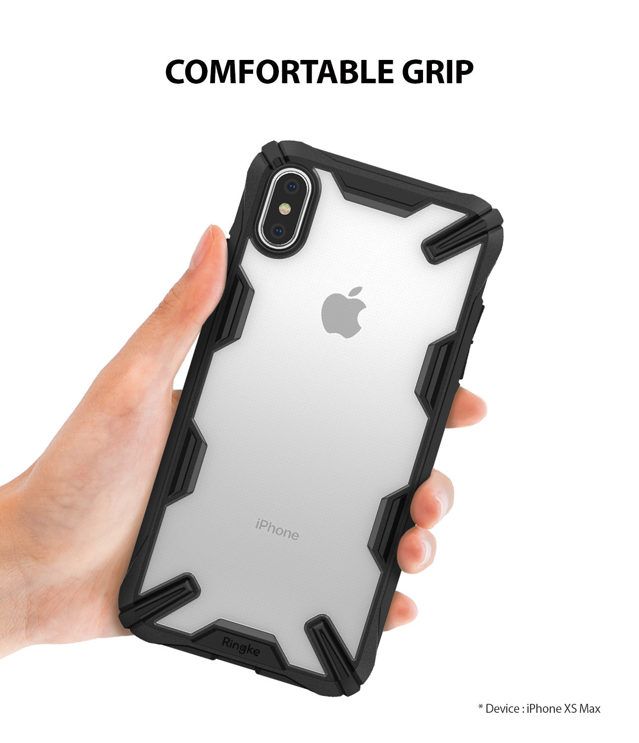 ringke fusion-x for apple iphone xs max case cover detail image