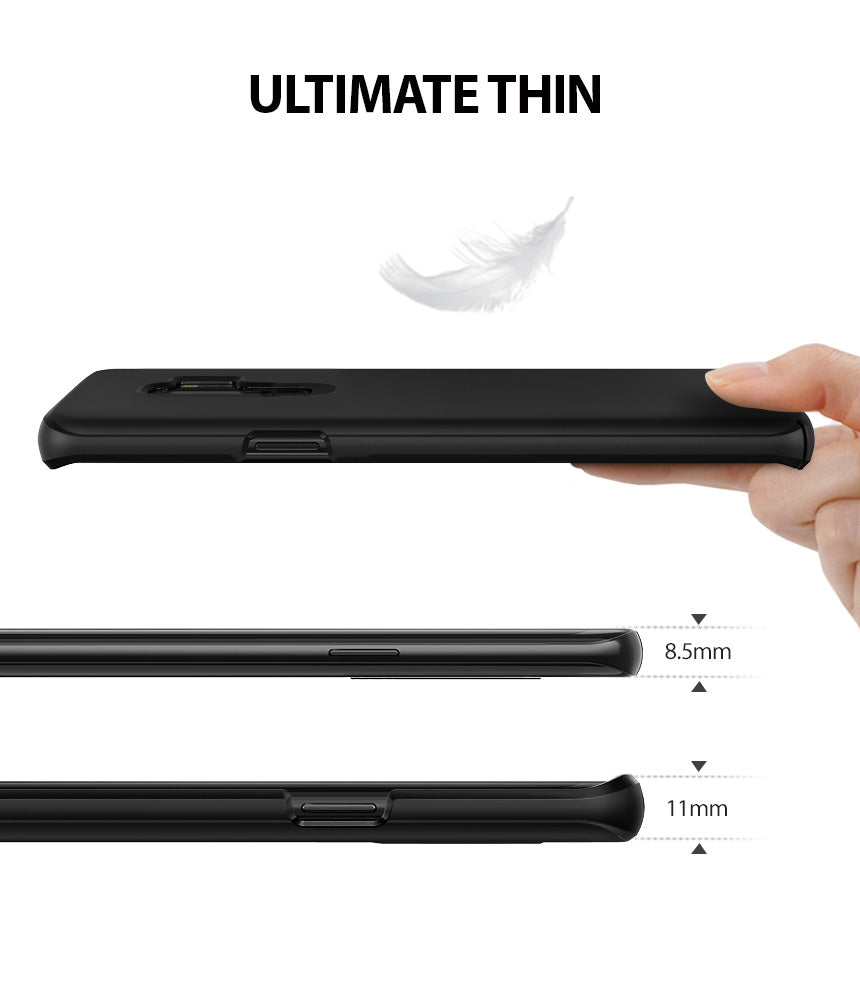 ringke slim lightweight thin hard pc back cover for galaxy s9 plus ultimate thin