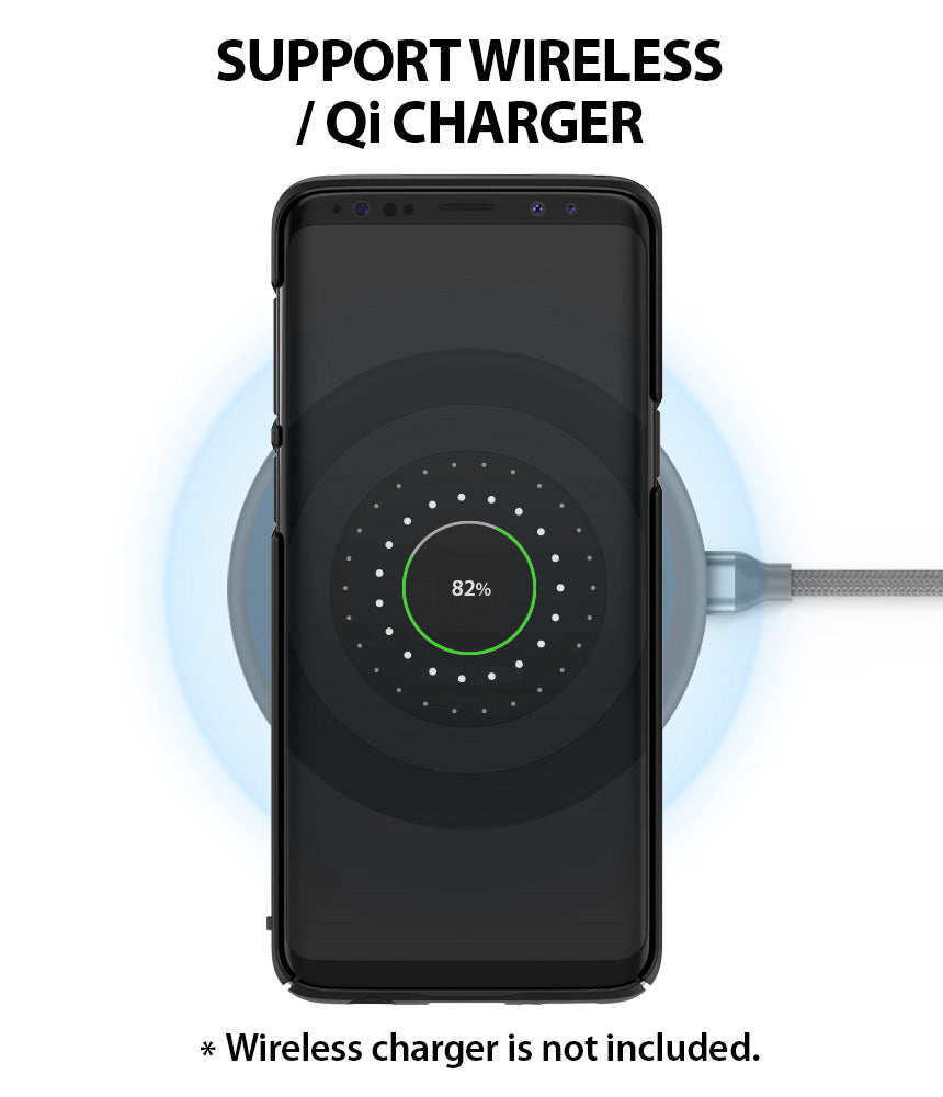 ringke slim lightweight thin hard pc back cover for galaxy s9 plus wireless charge compatible
