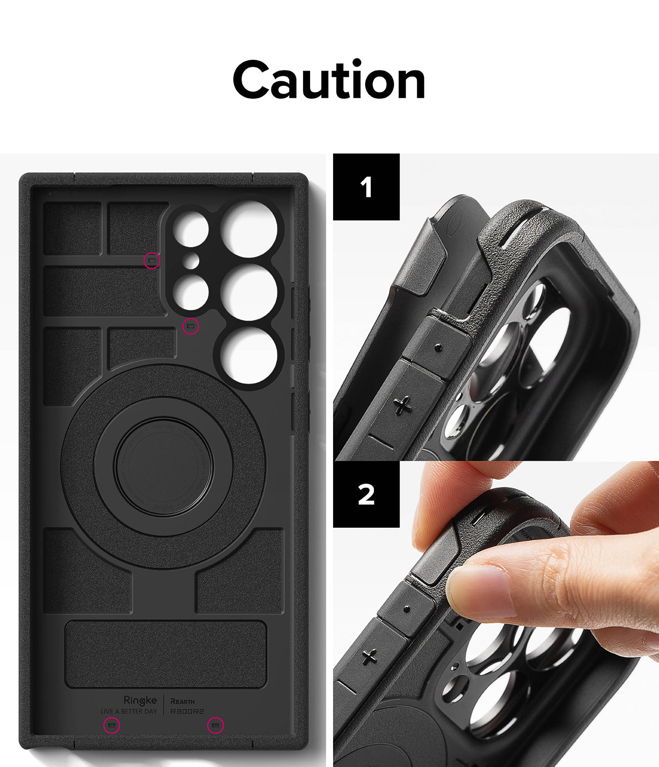 Galaxy S24 Ultra Case | Alles - Caution