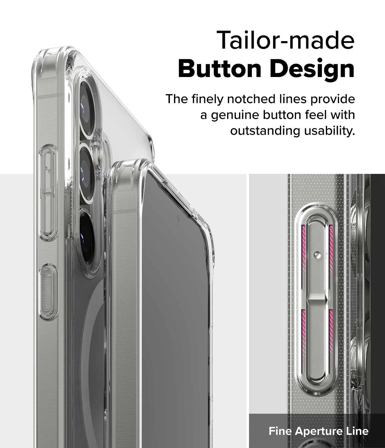 Galaxy S25 Fusion Magnetic Matte | Tailor-made Button Design