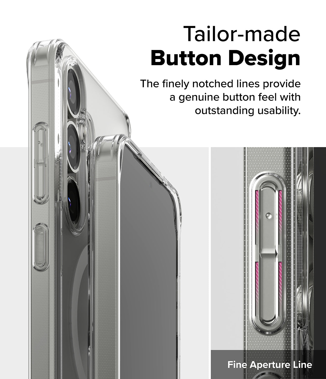Galaxy S25 Plus Fusion Magnetic Matte | Tailor-made Button Design