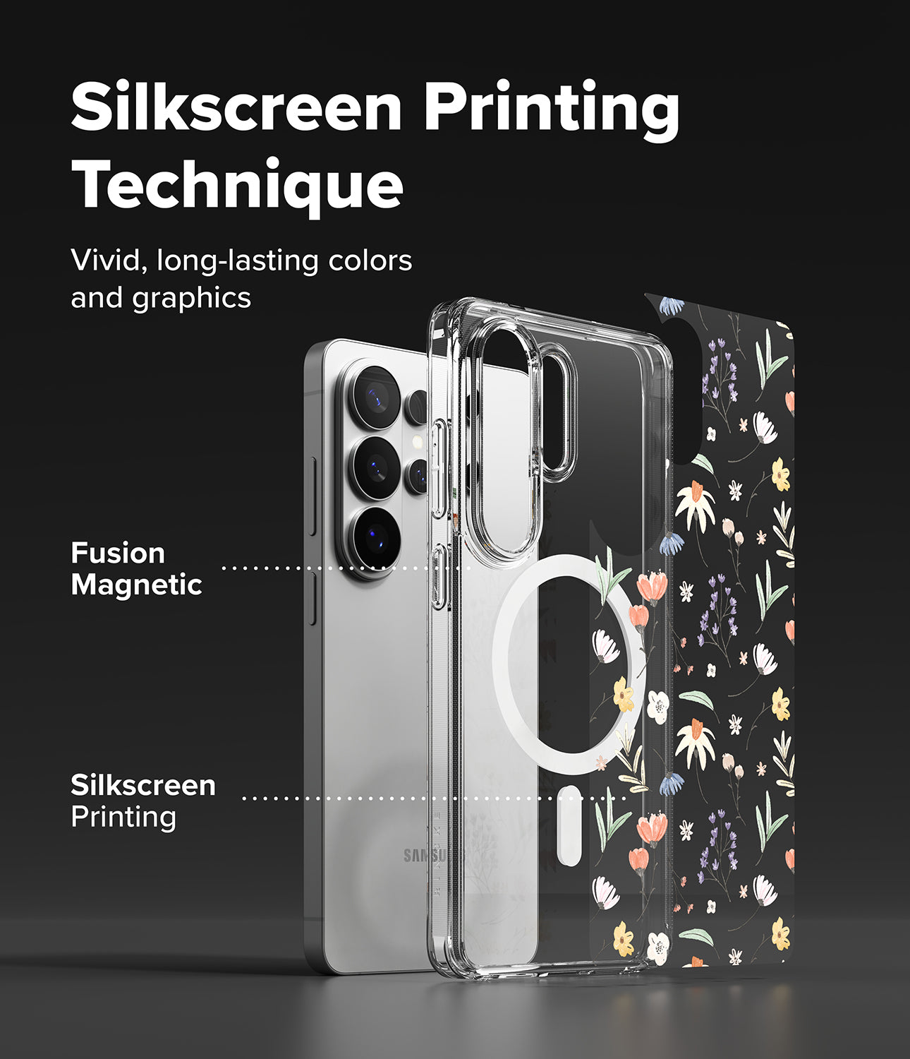 group-Dry Flower / + Screen Protector & Camera Lens Frame Glass (2P)