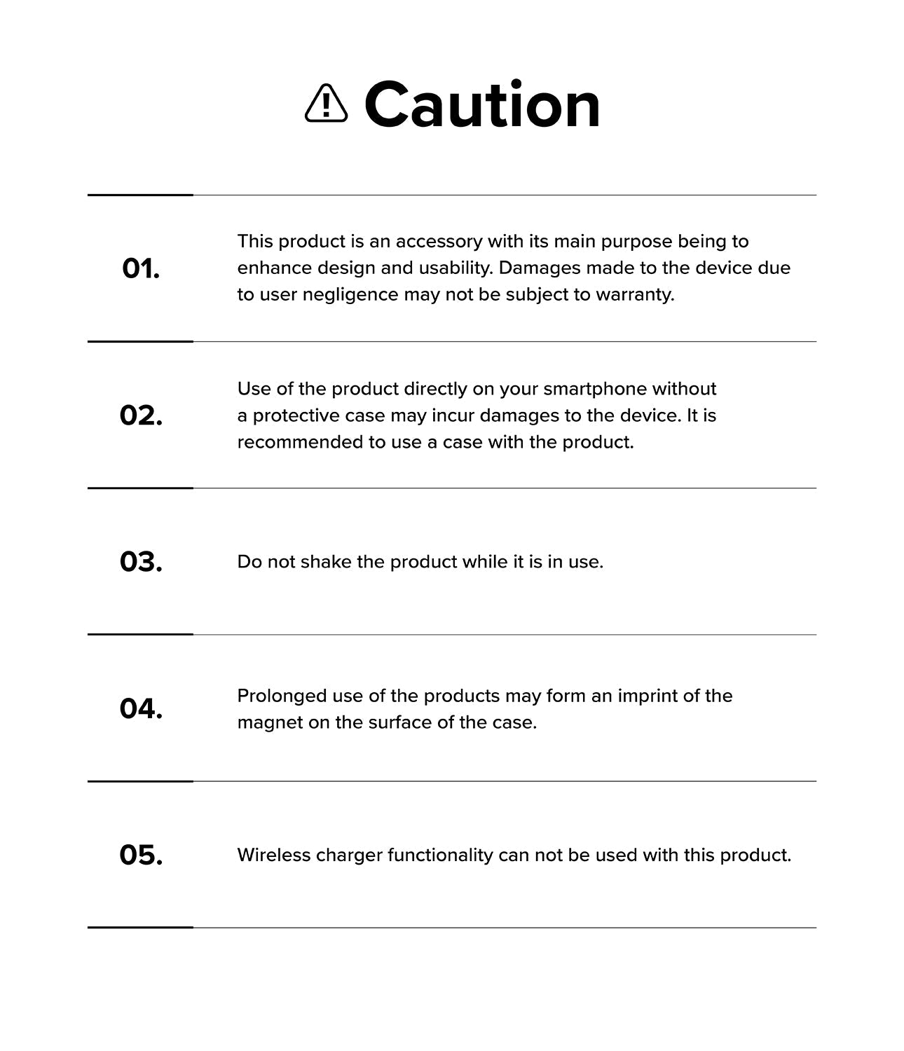 Ringke Tok - Caution