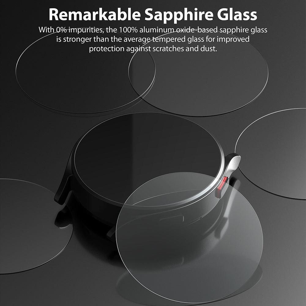 Remarkable sapphire glass