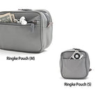 ringke pouch travel organizer bag multi function travel portable pouch mesh transparent vinyl window zippered top divided pockets tidy electric gadgets accessories cosmetic bag
