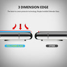 ringke invisible defender tempered glass screen protector for iphone x