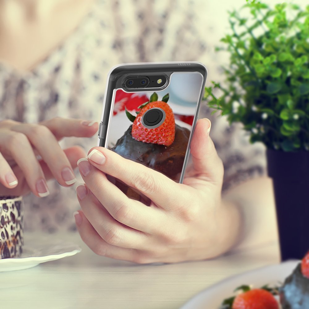 oneplus 5t case - ringke fusion mirror silver