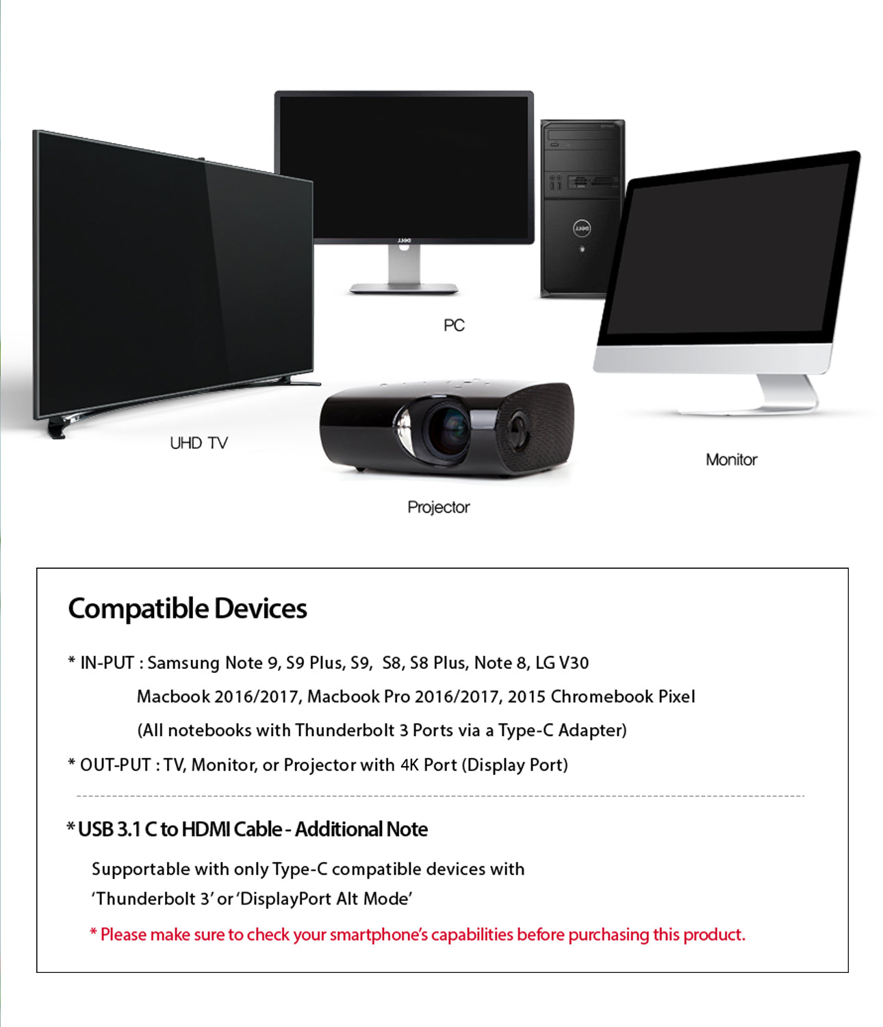 Type C to 4K Cable - Ringke Official Store