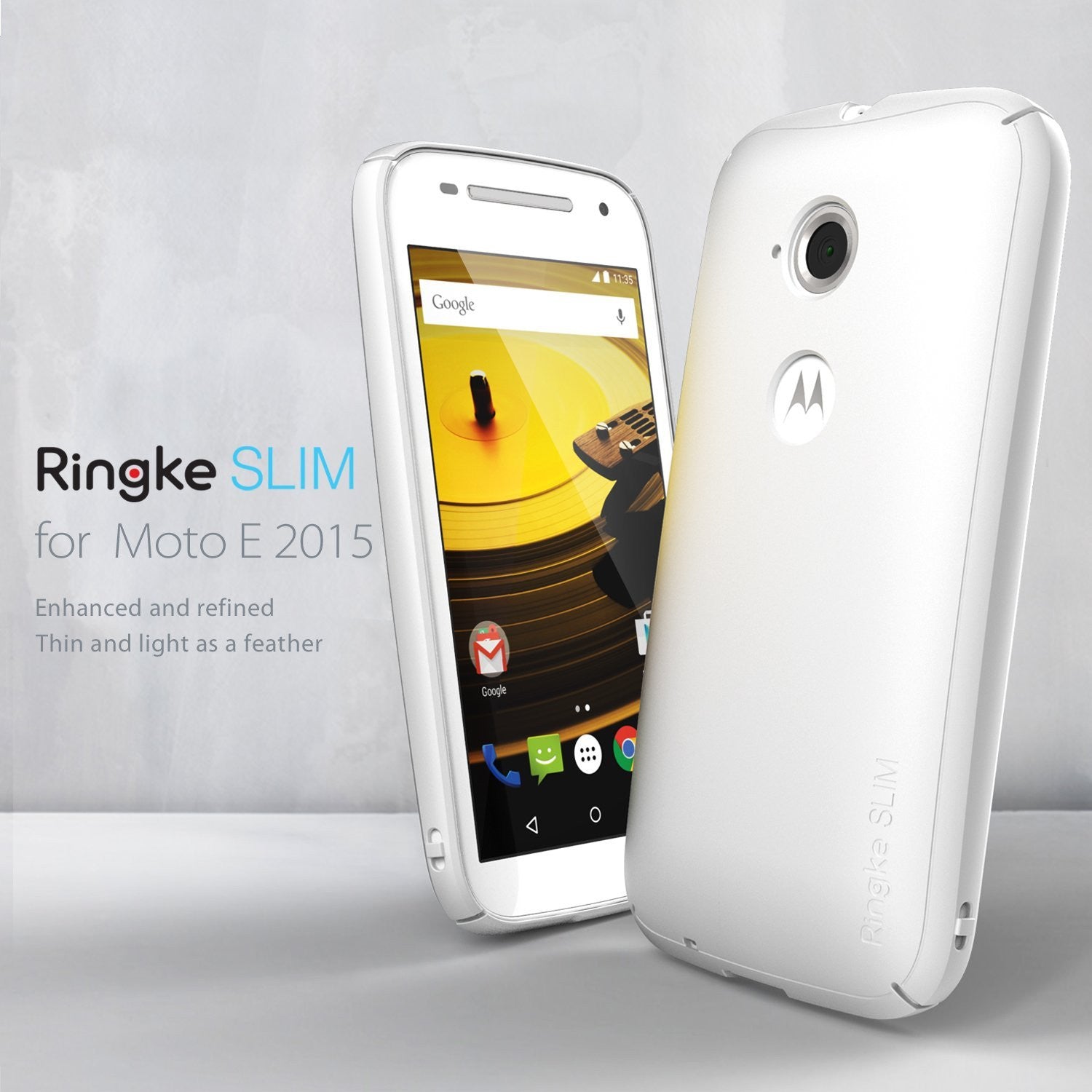 moto e case, ringke slim case lightweight & thin superior coaring pc hard case