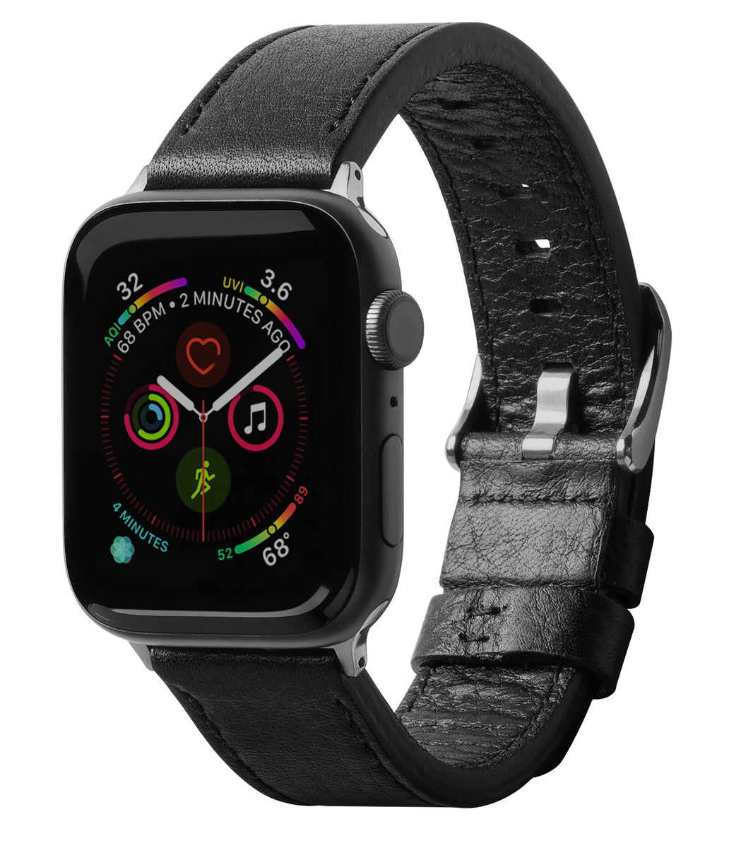 Apple watch 4 leather bands new arrivals 44mm
