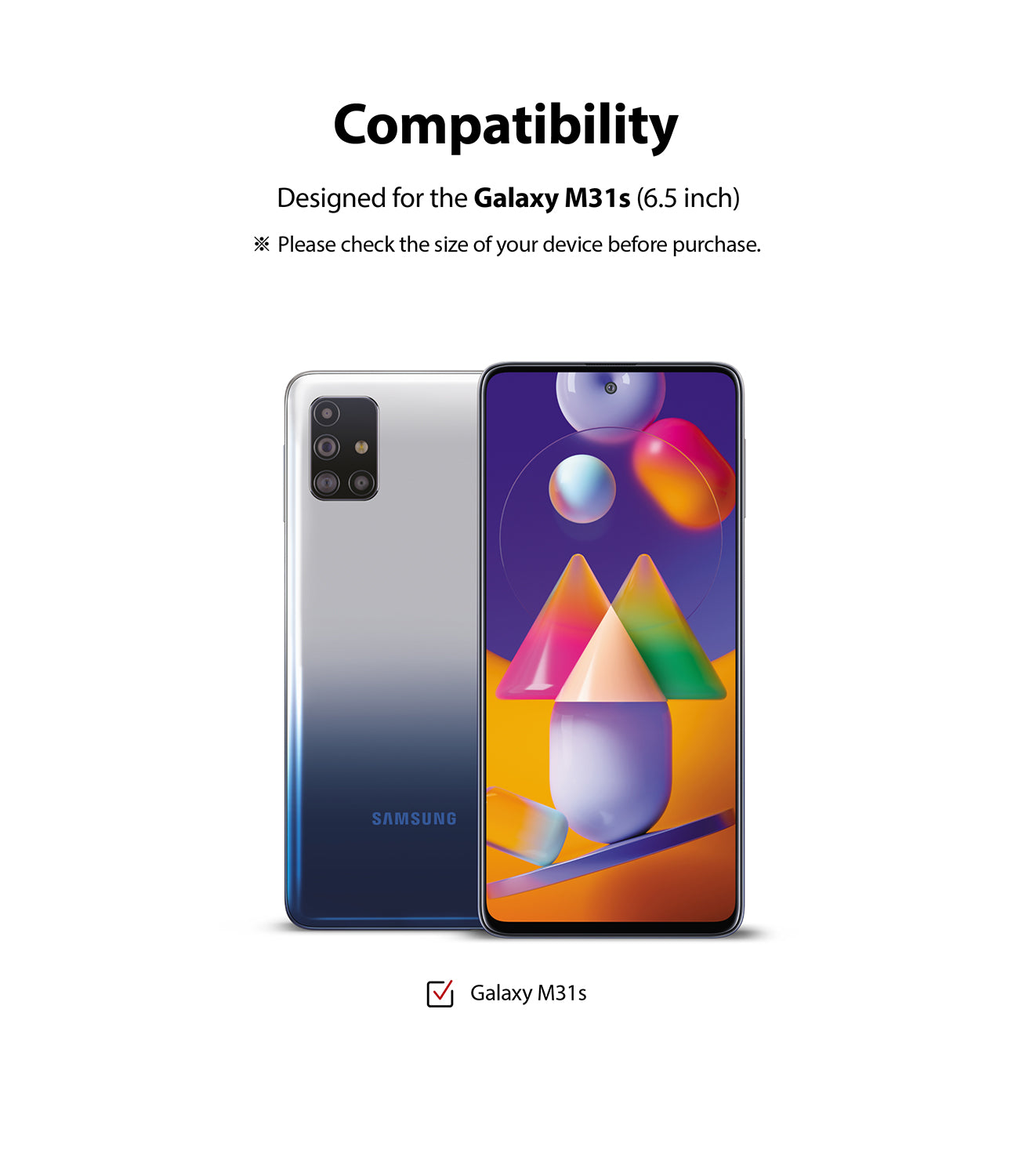 only compatible with galaxy m31s